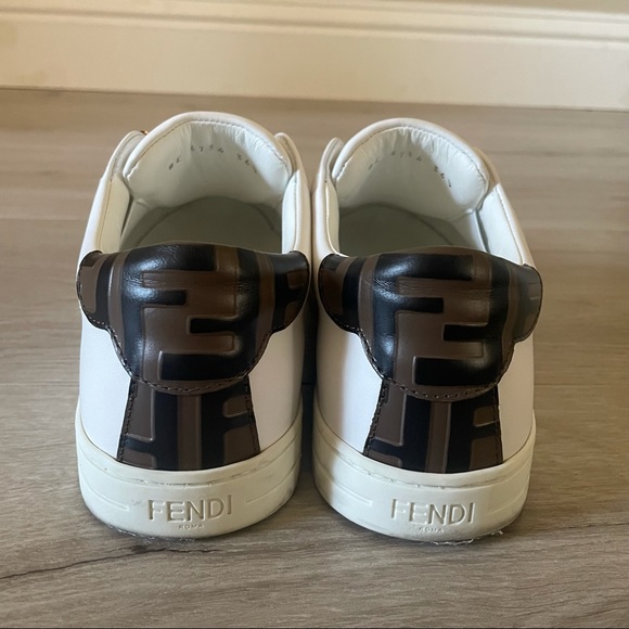 ***SOLD-Fendi Signature Pearland sneakers, 6.5 - Picture 8 of 11